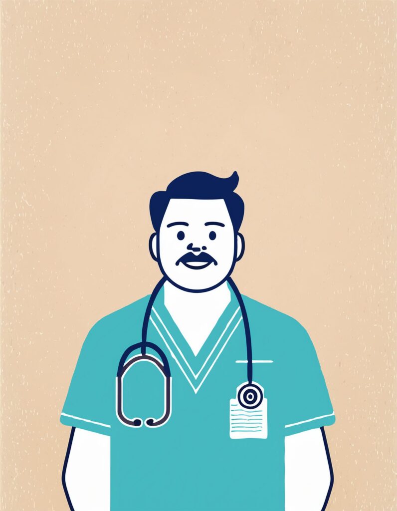 illustration d'une médecin en normandie